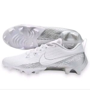 Nike Vapor Edge Speed 360 2 White Silver Football Cleats Mens Size 16